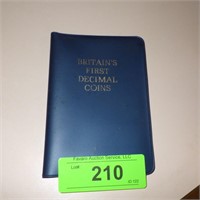 BRITAINS FIRST DECIMAL COINS SET