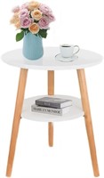 DOUBLE LAYER 16" ROUND SIDE COFFEE TABLE