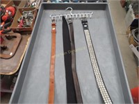 Four Belts and Belt hanger