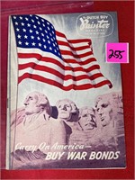 Vtg Dutch Boy Ad:Carry On America - Buy War Bonds