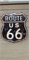 Modern Route 66 US Sign 12x1.5 in