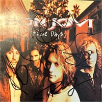 Bon Jovi Autographed CD Liner Notes