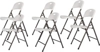 (6) Folding Chairs, 350 lb. Capacity, Commercial