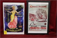 2pc Marilyn Monroe Cinemascope Prints