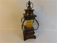 Metal Lantern Candleholder - 15" Tall