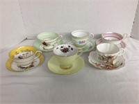 Six Cup and Saucer Sets