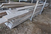(2) Pallets of Stacked Wood - Assorted Sizes