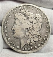 1881-O Morgan Silver Dollar F