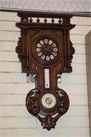 Antique Wall Mounted Clock Made in France w/