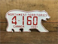 Pola Bear Northwest Territories Canada 4.160 Plate