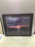 DESERT MOUNTAIN SCENE, SIGNED AND NUMBERED 57/750