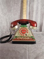 COCA-COLA LIGHT UP TELEPHONE WITH BOX N