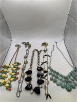 SIGNED NECKLACE LOT OF 5