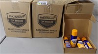 3 Boxes Of Microban 24 Hour Sanitizing Spray