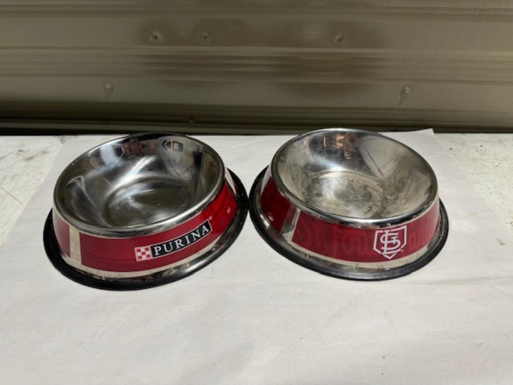 STL Cardinal Pet Feed/ Water Bowls