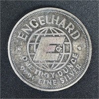1 oz Fine Silver Round - Engelhard