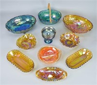Carnival Glass Grouping