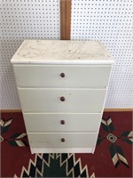 Painted 4 Drawer Chest