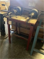 Twin Electric Motors Mounted to Table