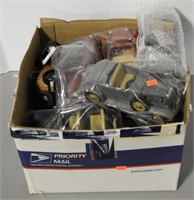 Lot #824 - Box of Die Cast model Cars with parts