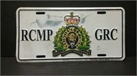 RCMP Novelty License Plate