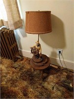 Old Salt Sailor Table Lamp With Stool