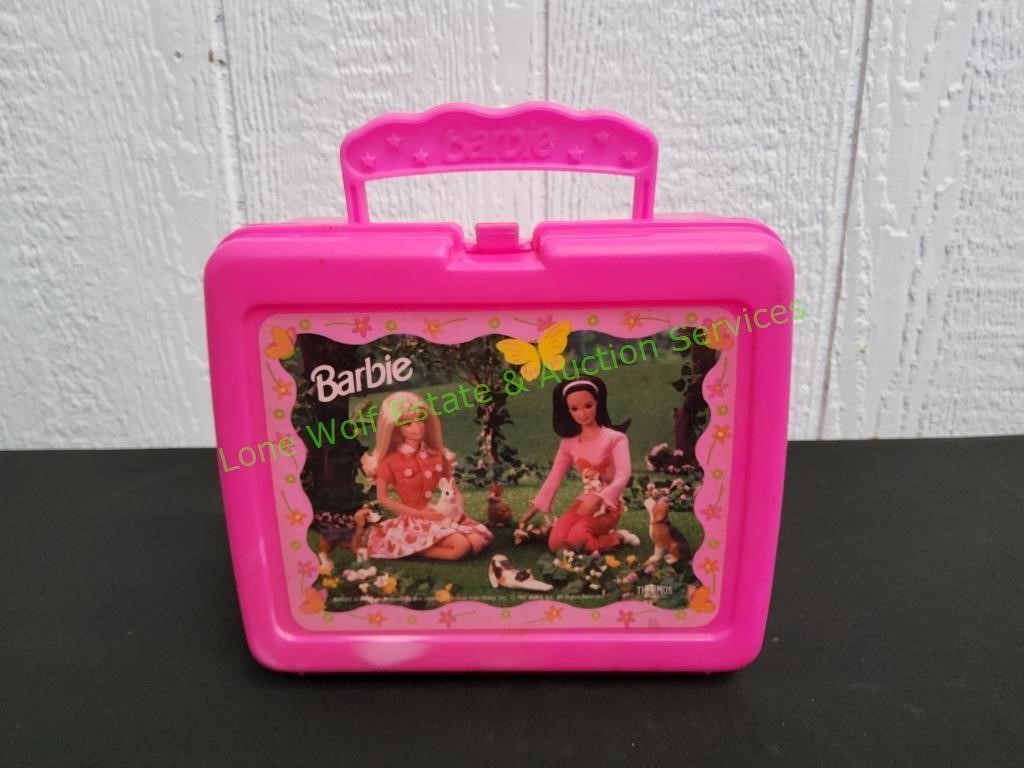 Vintage 1997 Barbie Plastic Lunchbox by Thermos