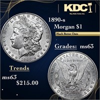 1890-s Morgan Dollar $1 Grades Select Unc