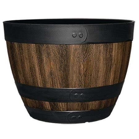 20 In. Dia X 14.5 In. H Kentucky Walnut Resin Wine