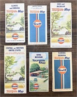 Vintage Gulf Tourgide Road Maps