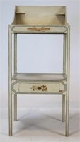 Antique Wash Stand w/ Hand Painted Details