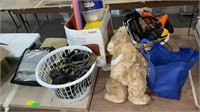 Shoes, Bedding, Teddy Bear, Assortment of Bags