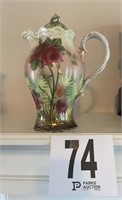 Vintage hand painted coffee urn