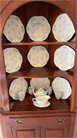 Shelley Blue Rock find bone China dish set from