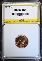 1958-D LINCOLN CENT LVCS SUPERB GEM