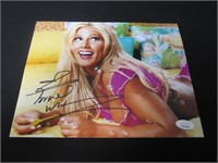 Torrie Wilson WWE signed 8x10 photo JSA COA