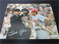 Pete Rose signed 8x10 photo JSA COA