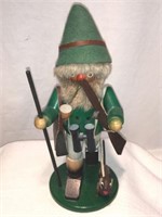 Steinbach Volkskunst Rabbit Hunter Wooden Smoker