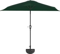 Half Umbrella Outdoor Patio Shade - 9 Ft Half