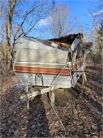Terry Taurus travel trailer - roof caved in