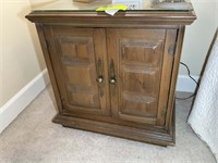 WOOD NIGHT STAND 24 IN X 16 IN X 24 IN
