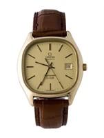 10k Gold Omega Seamaster De Ville Men's Watch 35mm