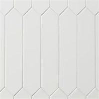 Cifre Ceramica 2.5" x 13" Dimsey Outside White