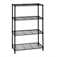 $50  Black 4-Tier Shelf (36W x 54H x 14D)