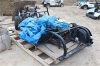 Golf Cart Frame With Gas Engine, Does Not Run