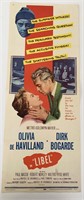 Libel vintage movie poster