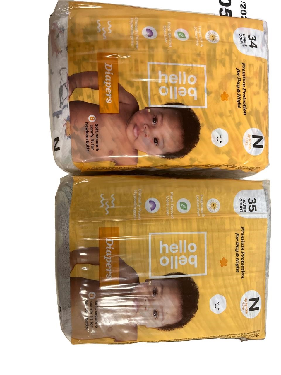 Size NewBorn 208Ct  Hello Bello Premium Diapers