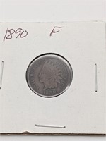 Fine 1890 Indian Head Penny