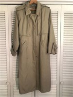 VINTAGE BRITISH MIST TRENCH COAT SIZE 9/10