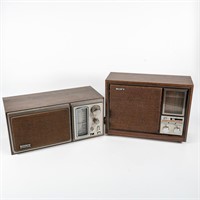 Sony ICF-9660W & Sony ICF9580W AM FM Radio's